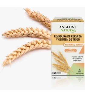 Angelini Levadura Cerveza Y Germen Trigo 200 Comprimidos masticables