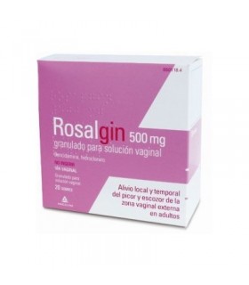 Rosalgin 500 Mg Granulado Solución Vaginal 20 Sobres