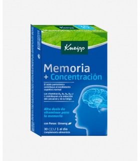 Kneipp Memoria y Concentracion 30 Comprimidos