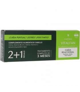 Rene Furterer Pack 3 Meses Vitalfan Anticaída Reaccional 90 Cápsulas