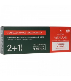 Vitalfan Vitalidad Cabello y Uñas 2+1 DE REGALO 90 Capsulas