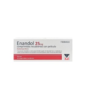 Enandol 25 MG 10 Comprimidos Recubiertos