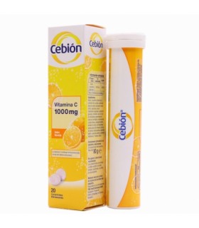 Cebion Vitamina C 1000 Mg 20 Comprimidos Efervescentes