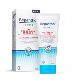 Bepanthol derma reparador intenso balsamo corporal diario 1 envase 200 ml | Farmacia Berdaguer. Para pieles muy escamosas