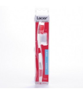 Lacer Medium Adult Toothbrush + Interdental Brush + Anticaries Pasta