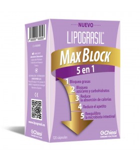 Lipograsil 5 en 1 MaxBlock 120 Cápsulas