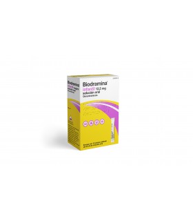 BIODRAMINA INFANTIL 12,5 MG 12 SOBRES MONODOSIS SOLUCION ORAL 2,5 ML