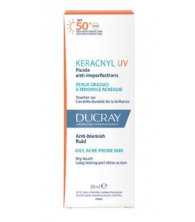 Ducray Keracnyl UV Fluido Anti-Imperfecciones SPF 50+ UVA 50 Ml