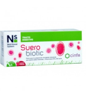 Ns florabiotic sueropro+ 6 sobres 4,250 g sabor fresa