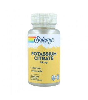 Solaray Potassium Citrate 99 Mg 60 Cápsulas