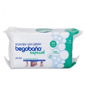 Begobaño Esponja con jabón 30 uds