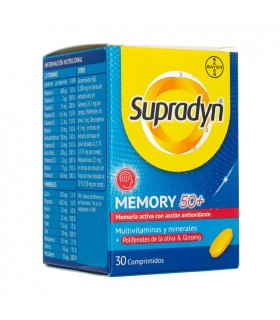 Supradyn memory 50+ 30 comprimidos