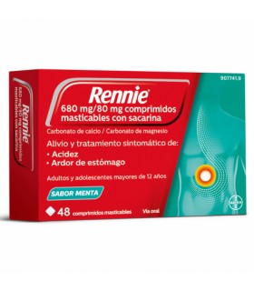 Rennie Menta 48 Comprimidos Masticables