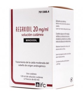 REGAXIDIL 20 MG/ML SKIN SOLUTION 2 BOTTLES 60