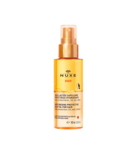 Nuxe Sun Aceite-Leche Capilar Protector Hidratante Multiprotección UV Sal Cloro 100 ML