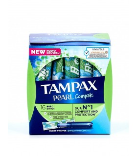 Tampax Compak Pearl Super 16 Unidades