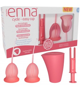 Copa Menstrual Enna Cycle Easy Cup Talla S (Con Aplicador)