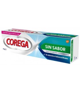 Corega Crema Extra Fuerte Sin Sabor Adhesivo 40 G