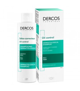 Vichy Dercos 200 ML Control Oily Hair Shampoo