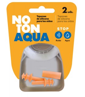 NoTonTapones SILICONA  Oidos Agua 2 Uds