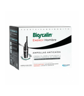 Bioscalin Energy Hombre Ampollas Anticaida 10 Ampollas X 3.5ML 1 Mes de Tratamiento