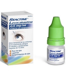 REACTINE LEVOCABASTIN 0.5 MG/ML EYE DROPS