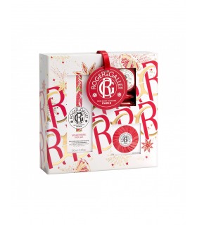 Roger & Gallet Perfume Gingembre Rouge 100 ML + Bomba de Baño 3 X 25 G + Jabón Perfumado 50 G