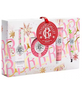 Roger & Gallet Perfume Rose 30 ML+Jabón Perfumado 100G+Leche de Cuerpo 50 ML+Crema de Manos 30ML