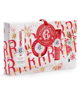 Roger & Gallet Perfume Gingembre Rouge 30 ML+Jabón Perfumado 100G+Leche de Cuerpo 50 ML+Crema de Manos 30ML