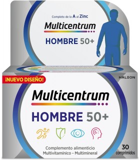 Multicentrum Hombre 50+ 30 Comprimidos