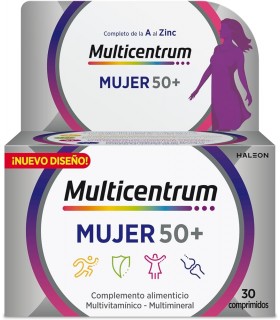 Multicentrum Mujer 50+ 30 Comprimidos