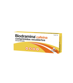 Biodramina Cafeina 4 Comprimidos