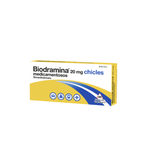 Biodramina 20 mg 12 Chicles