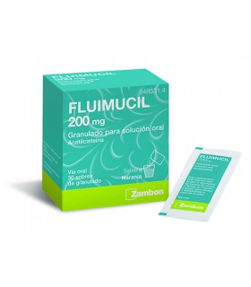 Fluimucil 200 Mg 30 Granulated Envelopes