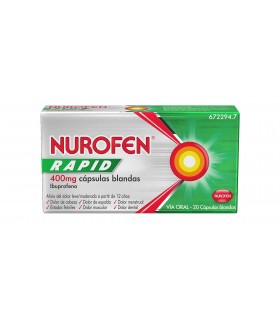 NUROFEN RAPID 400 MG 10 CAPSULAS BLANDAS