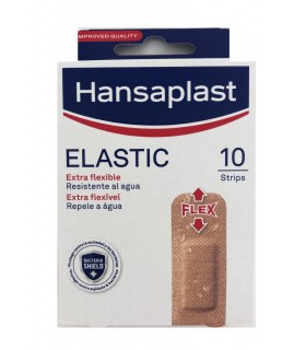 Hansaplast Elastic Resistente Al Agua 10 Tiras