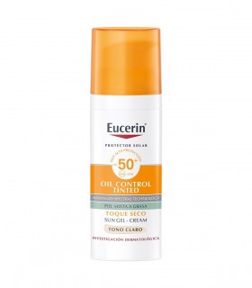 Eucerin Sun Protection SPF 50+ Oil Control Tinted 50 ML Color Claro