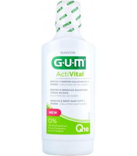 GUM Activital Encías y Dientes 0% Alcohol Colutorio 500 ML