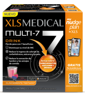 XLS Medical Multi 7 Drink 60 Sobres Sabor Frutos Rojos