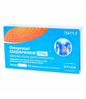 Omeprazol  Stadapharm  20mg  14 capsulas