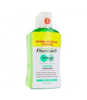 Fluocaril Bi-Fluore Colutorio Con Fluor Pack 2x500 ML