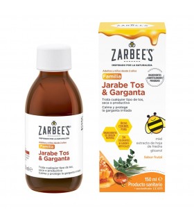 Zarbee´s Jarabe Familia Tos y Garganta 150 ML