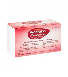 Venoruton Diosmina Hesperidina 500 Mg 60 Comprimidos Recubiertos