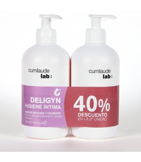 Duplo CumLaude Deligyn Higiene Intima 500 ML 40% en la 2ºUD