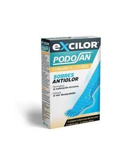 Excilor Podosan Cuidado Pies Antiolor 3 Sobres Gel+ 3 Sobres Polvo