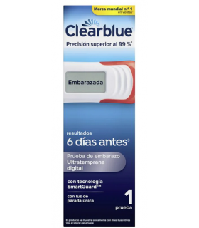 Clearblue Prueba de Embarazo Ultratemprana Digital 1 Prueba