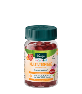 Kneipp Gummies Niños Multivitaminas Fresa 30 Caramelos