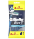 Maquinilla Gillette Blue II 5 Desechable + 1 Gratis