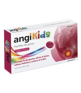 Angikids 15 Pastillas de Goma Sabor Fresa