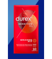 Durex Sensitivo XL Preservativos 10 Uds